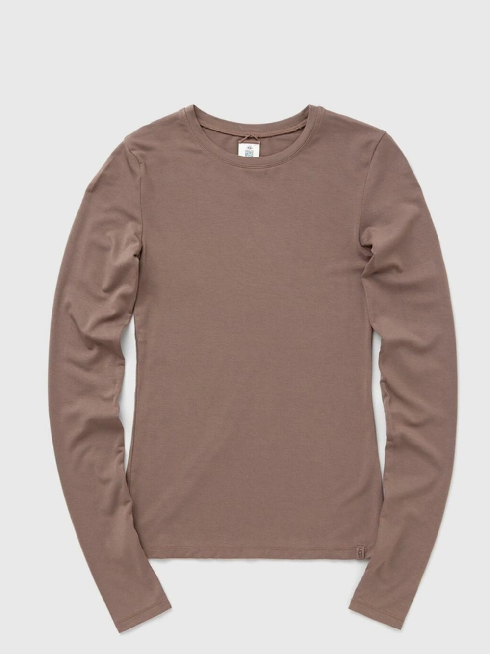 NWT UGG W Adelene long sleeve tee Taupe Brown